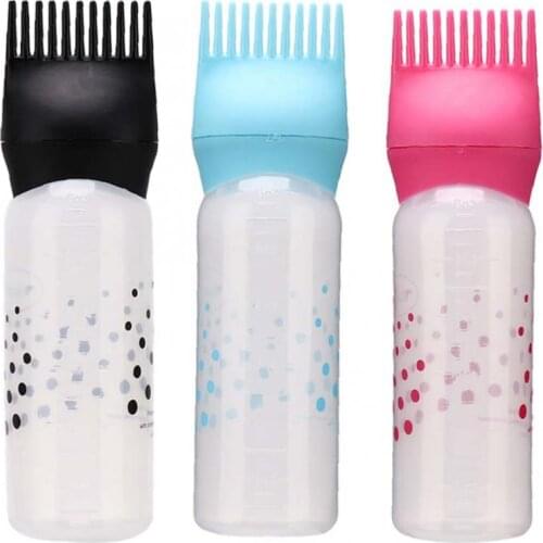 170ml Empty Hair Dye Bottle With Applicator Brush Dyeing Shampoo Bottle Oil Comb Salon Home DIY HairColoring Dyeing Styling Tool
