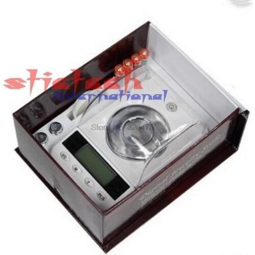 By dhl or ems 10 sets 50g 0.001g Jewelry Diamond Gem Carat Digital Electronic Scales Counting Function Portable kitchen scale