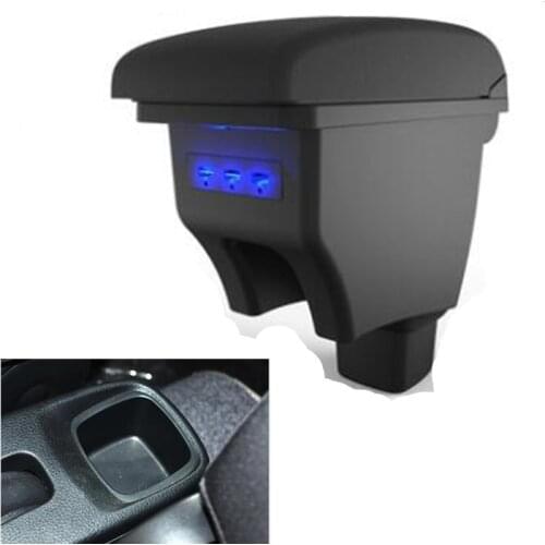 For Suzuki SX4 armrest box central Store content box accessories With USB interface