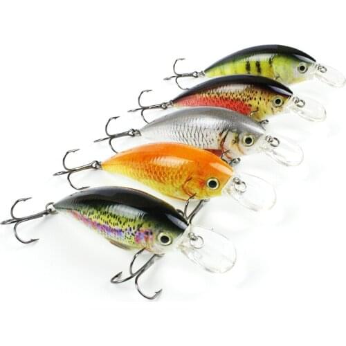 5pcs/set 9cm 16.3g Floating Crankbaits Carp Fishing Lure AH07B Hard Bait With Hooks Wobblers Fish Tackle Pesca