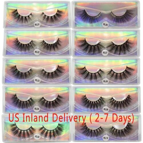 Wholesale Eyelashes 10/20/50/100 pcs 3d Mink Lashes Natural Mink Eyelashes Wholesale False Eyelashes Makeup False Lashes In Bulk