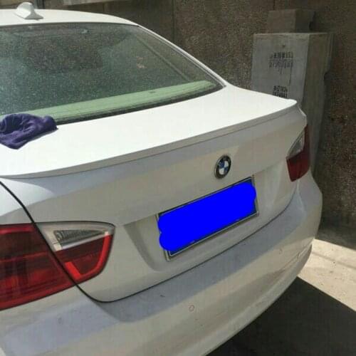 For BMW E90 320i 320li 325li 328i Spoiler 2005-2011 Car ABS Plastic Unpainted Primer Rear Trunk Boot Wing Lip Spoiler