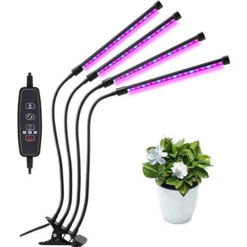 LED Grow Light USB Phyto Lamp Full Spectrum With Control Dimming Timing For Plants Seedlings Flower Indoor Grow Box Dropshipping