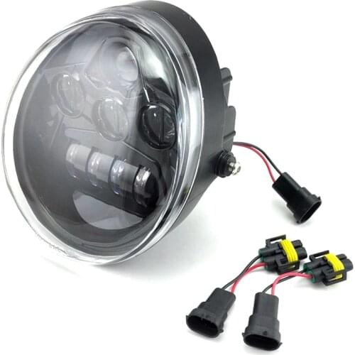 LED Oval Headlight for Vrod V-Rod Muscle VRSC VRSCA VRSCB Hi Low Beam Motorycle Headlight