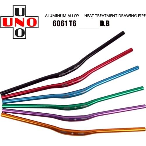 UNO Bicycle Handlebar 31.8*740/780mm Aluminium Alloy MTB Handlebar Mountain Bike Handlebars Rise Cycling Handle Bar