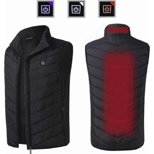 Jacket Warmer Heating Vest Winter Men Women Outdoor USB Infrared Flexible Electric Thermal Clothing Waistcoat Warm Clothing