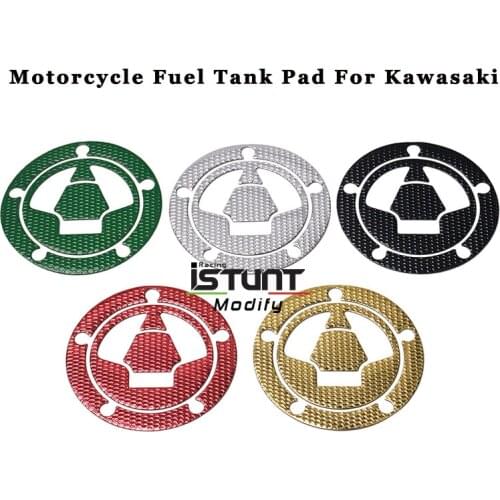1Pcs Motorcycle Sticker Fuel Tank Pad Gas Oil Cap Protector Cover Guard Accessories For Kawasaki NINJA400 Z1000 ZX6R ER6N Z750