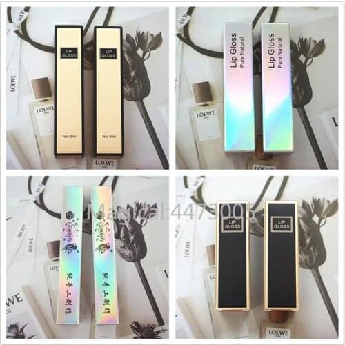 30/100pcs 2.3*2.3*10.7cm 2.5*2.5*8.5cm Empty Lip Gloss Packing Box,DIY Packing Paper Box for Lip Gloss Tube,Coloured Packing Box