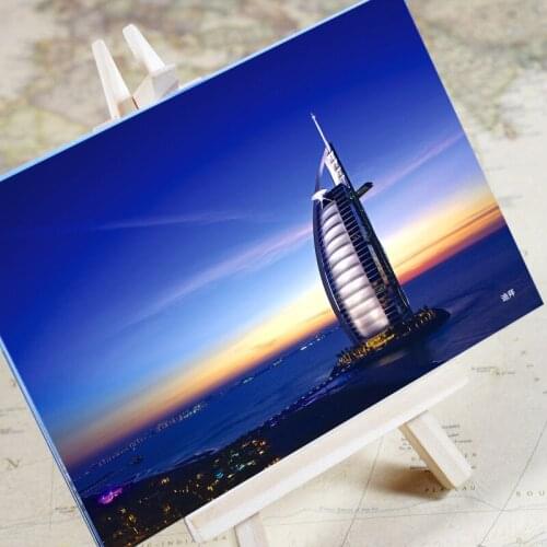 6Pcs/Set "Charming City Series - Dubai" Urban landscape Postcard /Greeting Card/Birthday Card/Christmas gifts