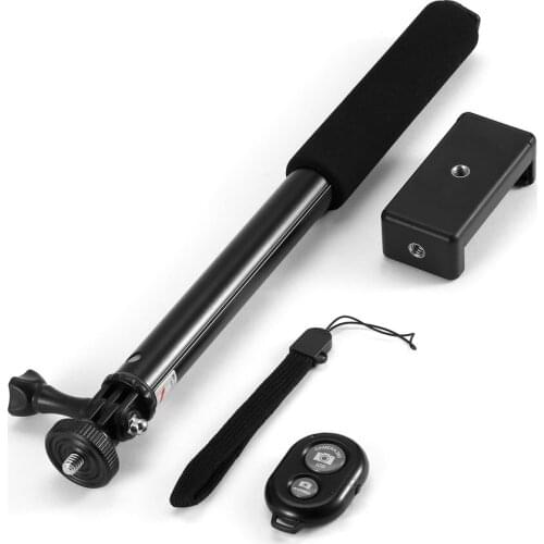 Wireless Selfie Sticks Holder Bracket for iPhone for Android Smartphones Extendable Monopod with Adjustable Angles