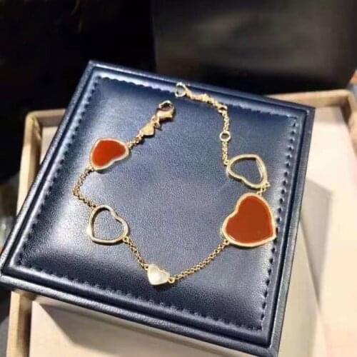 Brand Pure 925 Sterling Silver Jewelry For Women Chain Bracelet Praty Wedding Jewelry Rose Gold Bracelet