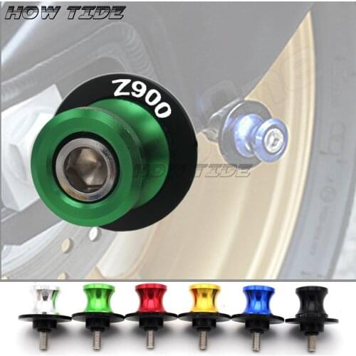 For Kawasaki Z900 z 900 2017 motorbike accessories m8 bolts CNC Motorcycle Frame Stands Screws sliders Swingarm Spools Slider