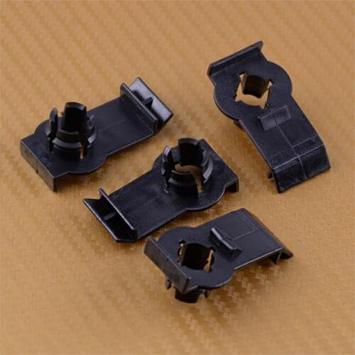 DWCX 4pcs 51338254781 Left & Right Front Window Regulator Bracket Guide Clips Fit For BMW X5 2000 2001 2002 2003 2004 2005 2006