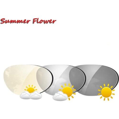 Chashma 1.61 Index Photochromic Anti Reflective Anti UV Anti Scratch Chromatic Lens Gray Brown Recipe Chameleon Lenses for Eye