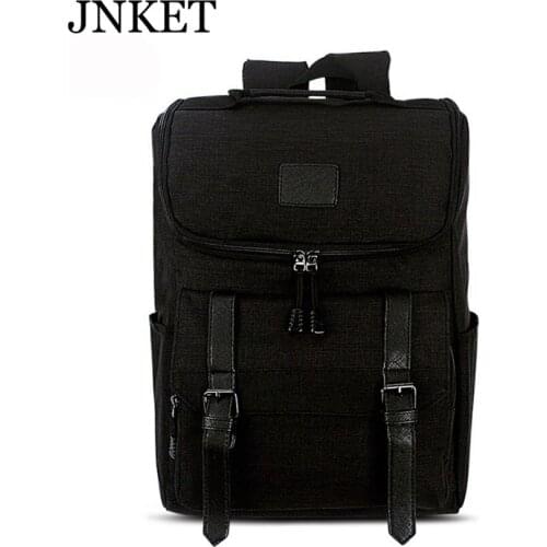 JNKET New Fashion Mens Backpack Outdoor Travel Shoulders Bag Laptop Bag Campus Students Bookbag Waterproof Sports Rucksack