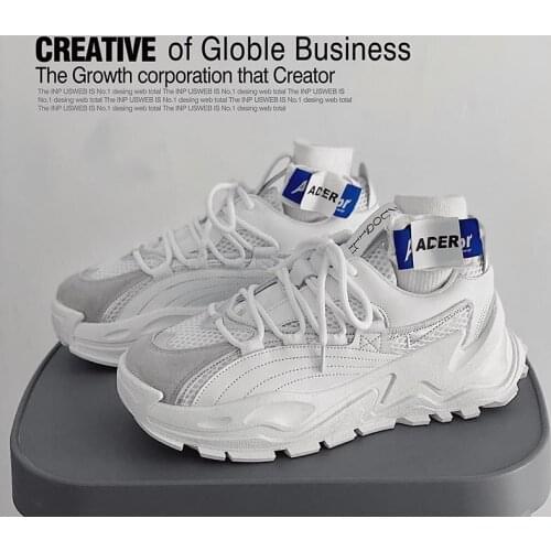 Mens Casual Shoes Solid Lace-Up New Arrivals Sneakers Mesh Male Shoes Zapatillas Hombre Breathable Male Sneakers 2021