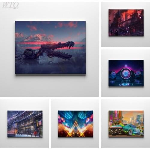 Large-scale 3D Games Punk 2077 Game Poster Anime Posters Wall Decor Wall Poster Canvas Painting Wall Art Picture Home Decor