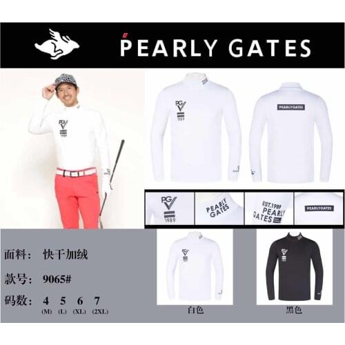 Golf Clothes Autumn And Winter New Mens Golf Long Sleeve Thickened Round Neck Thermal Nnderwea