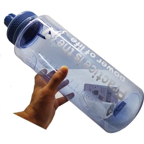 Wholesale Large Capacity 3000ml Water Bottle Sports Space Plastic Water Bottle Camping Fitness Drinkware Tea Infuser Tea Bottle