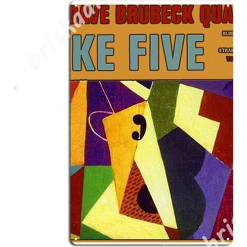 Jazz Five Metal Signs Printing Wall Cave pub Garage Plaques Tin sign Posters