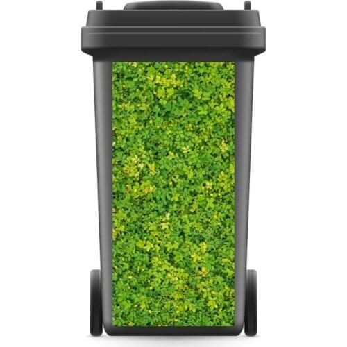 DIY Creative Green Leaf Rubbish Bin Sticker Wallpaper mural Wall Print Decal Removable Photo self adhesive Gift