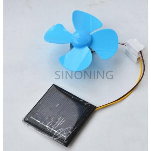 Solar test study research kit suite DIY solar fan small production technology