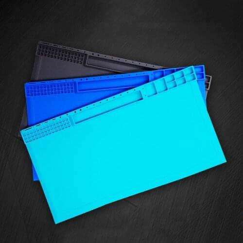 Heat Insulation Silicone Working Mat Maintenance Platform Magnetic cushion Heat-resistant Soldering Station Repair Insulator Pad