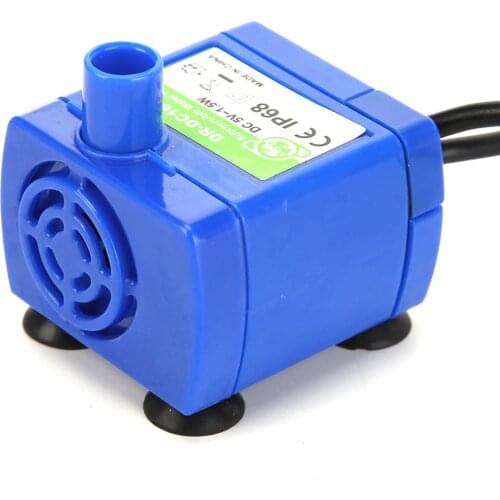 USB Interface Unique Designed Blue Pump DR-DC160 With Led Blue Light For Pet Automatic Water Dispenser Drop shipping