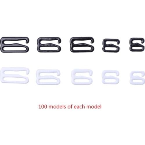 100pcs Metal Bra Lingerie Strap Adjuster Slider Hook Buckle Clip Sewing Craft E56C