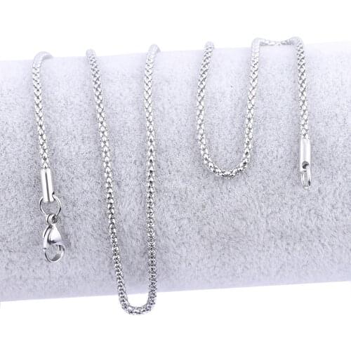 12pcs/Lot 53cm Long Stainless Steel Snake Chains Bulk For Necklace Jewelry Making Diy Accessories