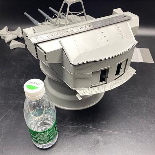 15.5cm Metal Gun Barrel With Takom 2144 for CYD028 1/35 Yamato Ship Model Sub-Gun Turret