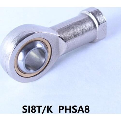 20pcs/lot SI8T/K PHSA8 8mm rod ends plain bearing rod end joint bearing SI8