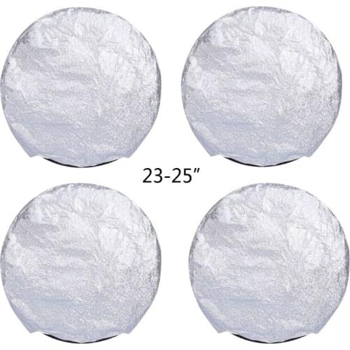 4 Pcs/set Car Tire Covers Wheel Protector Waterproof Sun Rain Frost Snow Protect