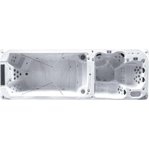 6.8 meter Villa Swim Spa with hot tub with Heater and Ozone M-3373