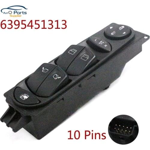 6395451313 Electric Window Switch Master Window Control Switch For Mercedes-Benz Viano Wieland W639 2006-2012 A6395451313