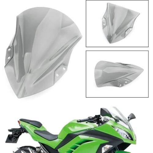 Areyourshop Motorcycle Windshield Windscreen For Kawasaki 2018 Ninja 250/400 ABS Plastic Motorcycle Accessories Covers