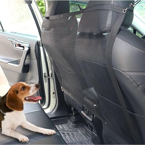 Dog Car Carrier Rear Seat Pet Fence Anti-collision Mesh For Toyota Land Cruiser 150 Prado FJ150 LC150 2010-2019