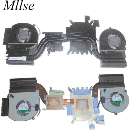Free Shipping Brand Laptop CPU/Graphics Cooling Heatsink Fan Assembly For Dell Alienware 15 R4 DDR51-1070 GTX1070M 003FT5 03FT5