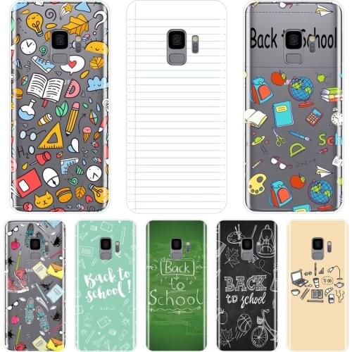 For Samsung Galaxy Note 9 8 5 4 Case Silicone Soft Book School Back Cover For Samsung Galaxy S5 S6 S7 Edge S8 S9 Plus Phone Case