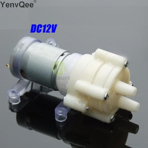 Water Dispenser Aquarium Priming Diaphragm Pump Spray Motor DC12V mini air pump Max Suction2m 90 mm x 40 mm x 35 mm