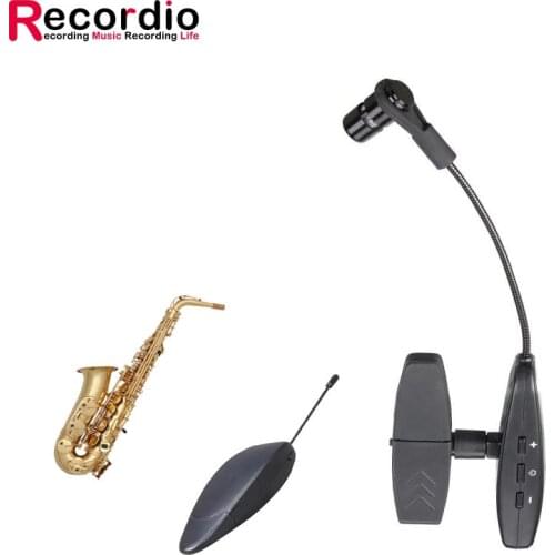 GAW-622 Portable wireless saxophone microphone system musical instrument condenser microphone