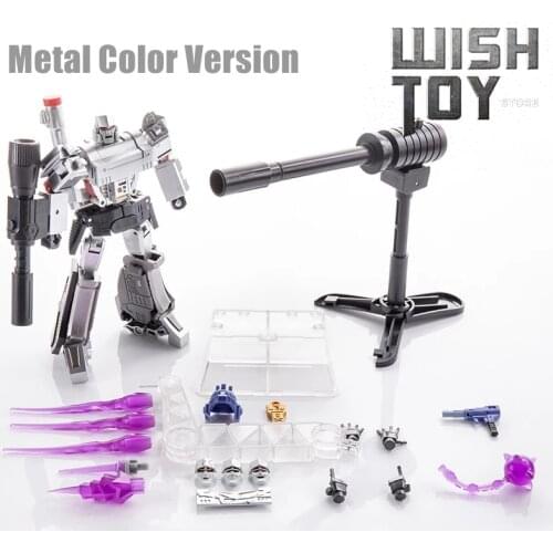 Jinbao Transformation Galvatron Megotroun Mgtron G1 Metal Color Version H9 Gun Mode Mini Pocket Warrior Action Figure Robot Toys