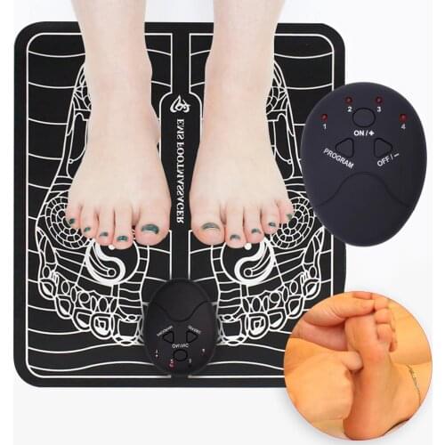 Electric Foot Massager Mat Foot Relaxation Vibration Instrument Leg Reshaping Massage Mat EMS Cushion Device Health Care