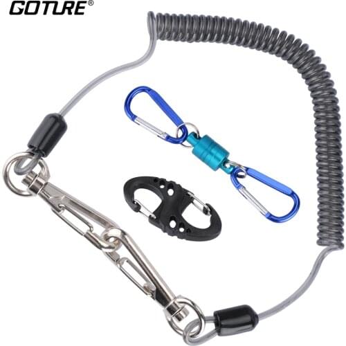 Goture Fly Fishing Accessories Set Fishing Lanyard Landing Trout Net Magnetic Net Release Holder Buckle with Cord