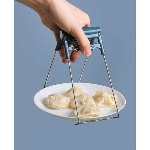 Kitchen Anti-Scalding Set Bowl Gripper Clips Silicone Pot Holder Heat Resistant Cooking Pinch Mitts for Moving Hot Plate