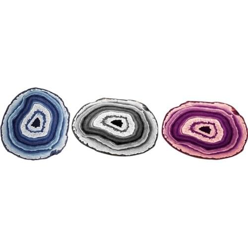 Irregular Natural Tree Ring Round Carpet Girl Bedroom Decoration Living Room Antique Round Floor Mat