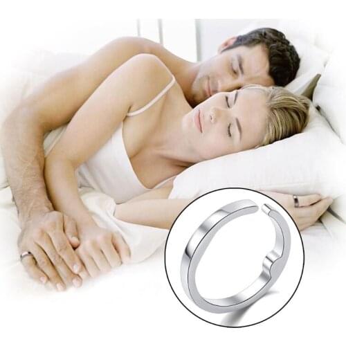 2021 new jewelry Anti Snore Ring Acupressure Apnea Sleeping Aid Stop Snoring Against Insomnia Anneau anti-ronflement