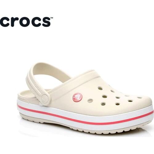 Original Crocs Crocband Unisex Beige Slippers 11016 - 1AS