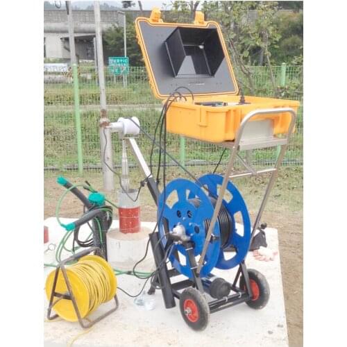 Vicam underwater borehole video inspection camera 300m water well inspection camera with 10 inch monitor V10-BCS