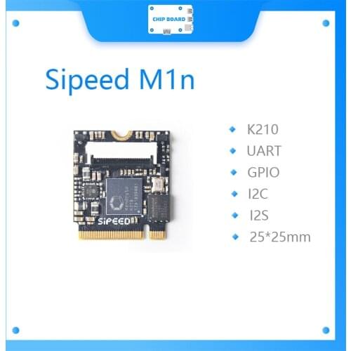 Sipeed M1n risc-v AI+loT deep learning goldfinger module